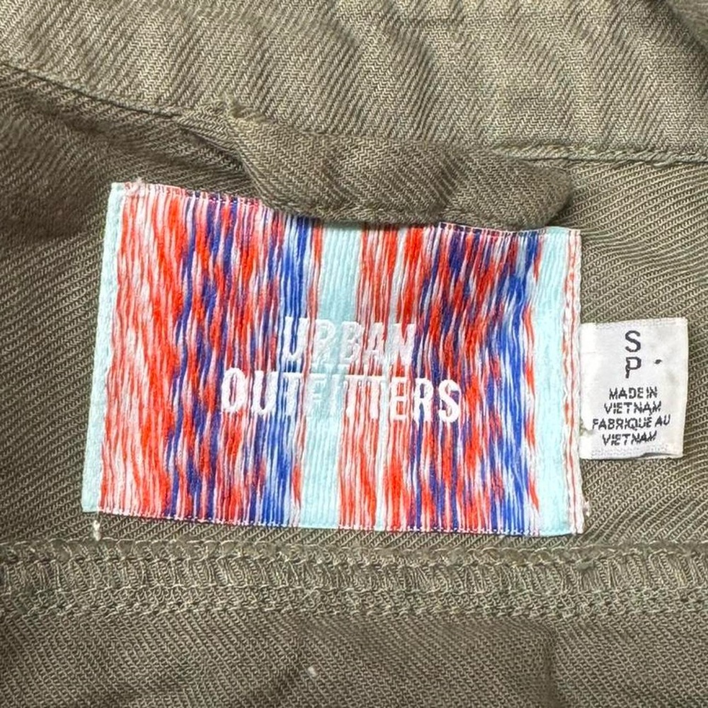 Urban Outfitters Women’s Khaki Utility Jacket Size Small Coquette Fairy 2016 - Picture 2 of 3
